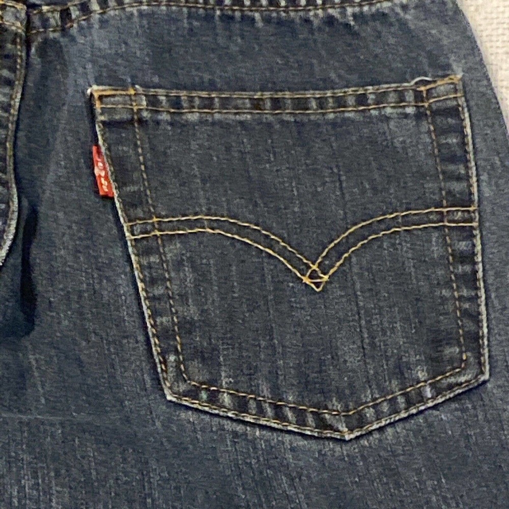 Levis Boys Size 8 Reg 550 24X22 Relaxed Fit Casual Blue Jeans 24 X 21 - Picture 16 of 16